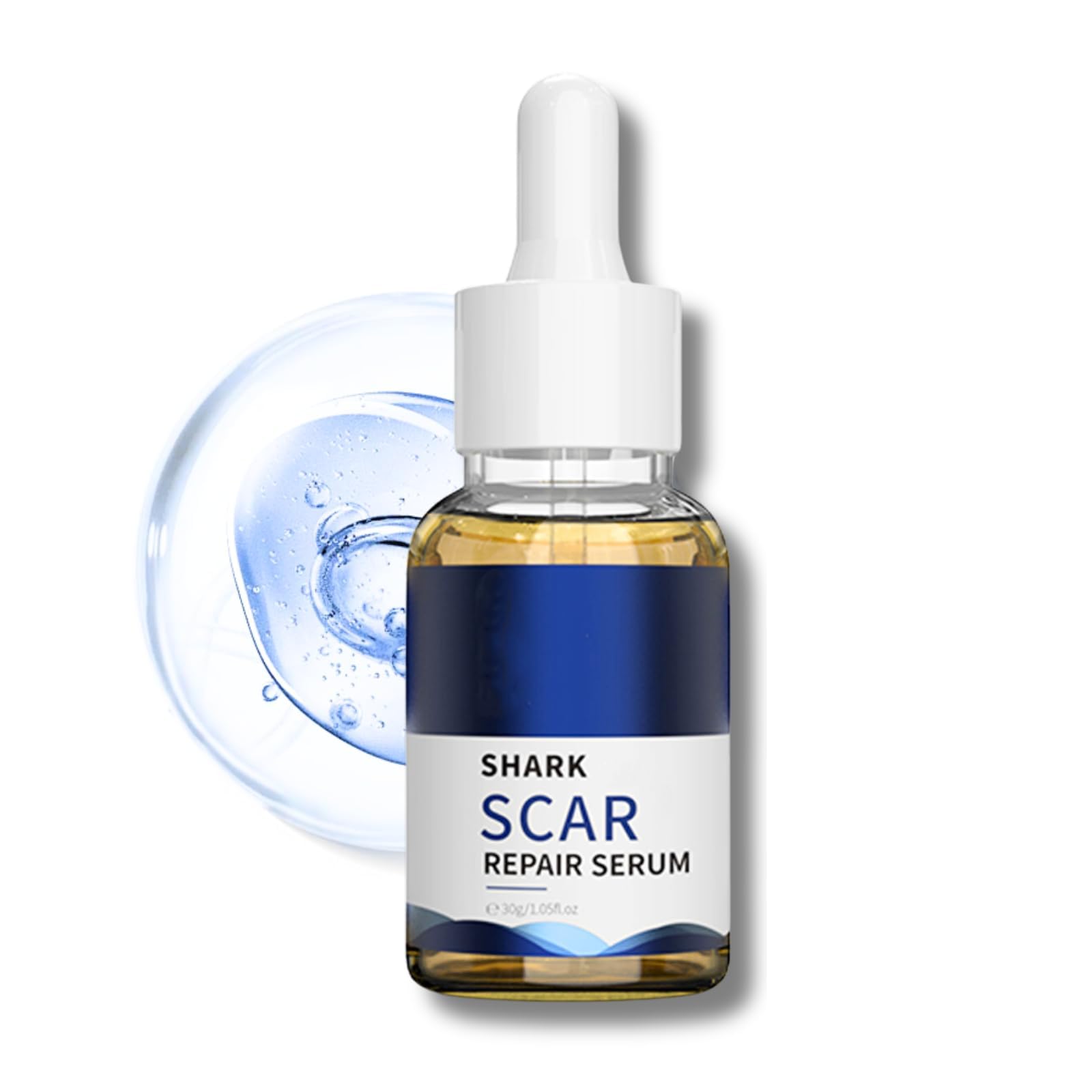 NALACAL Shark Scar Repair Serum, Scar Cream, Scar Cover, Scar Removal Cream for C-Section, Surgery Scar Management, Scar Erase, Stretch Marks, Acne, Surgery, Effective for Both Old and New Scars