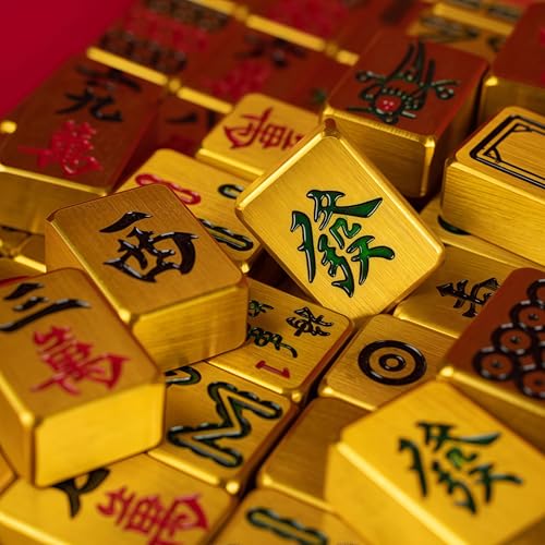 FENGSHUI-CAISHEN Top Brass Mahjong Tile Set miniatura 2