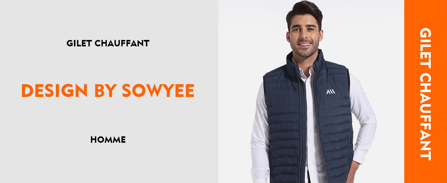 Zerone gilet chauffant USB Gilet chauffant électrique Smart USB Veste