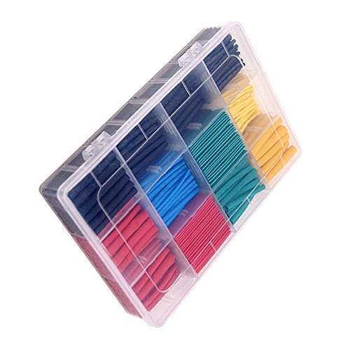 530 Pcs Heat Shrink Tubing Tube Sleeving Wrap Cable Wire #TOP2
