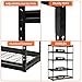 5 Tier Garage Shelving Unit, Heavy Duty Storage Shelves, 2000LBS Capacity Adjustable Metal Shelving for Garage Storage Rack, 48