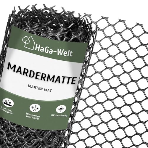 HaGa Mardermatte 2m Breite Umweltfreundlicher Marderschreck Auto Robuster Marderschutz für Auto Marderabwehr befahrbar (Meterware)