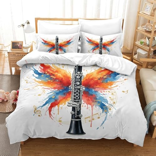Housse de couette agrumes microfibre douce et zippée 200x200 - 3