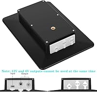 Vista 7 de Trail Camera Solar Panel, Mini Solar Battery Charger DC 12V/1A 6V/1.5A & USB-C Build-in 5000mAh Rechargeable Lithium Battery, IP66 Waterproof