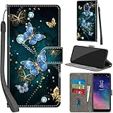 [Matériau premium et protection complète] L'extérieur de l'étui à bascule Samsung Galaxy A6 2018 est fait de cuir PU durable, et le boîtier de protection intérieur est en silicone TPU doux, assurant une sensation confortable tout en maximisant la poussière et la résistance aux rayures. Offrez une protection maximale à votre téléphone.