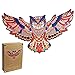 VingaHouse Holzpuzzle-Umweltpuzzle-3D Holzpuzzle Spielzeug-Exquisite Tierteile Zusammensetzung-Tierpuzzle-Exquisite Geschenkbox-geeignet für Geschenke für Erwachsene und Kinder 27 * 29cm(Eule)