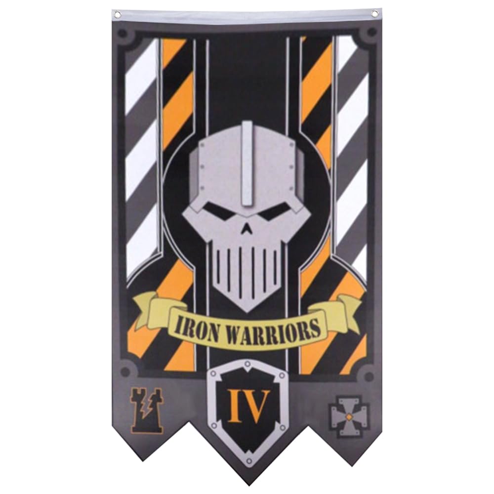 2but Space Legion Flag Swallowtail Pennant banner 30x50inch Man Cave (Iron Warriors IV) — image 1