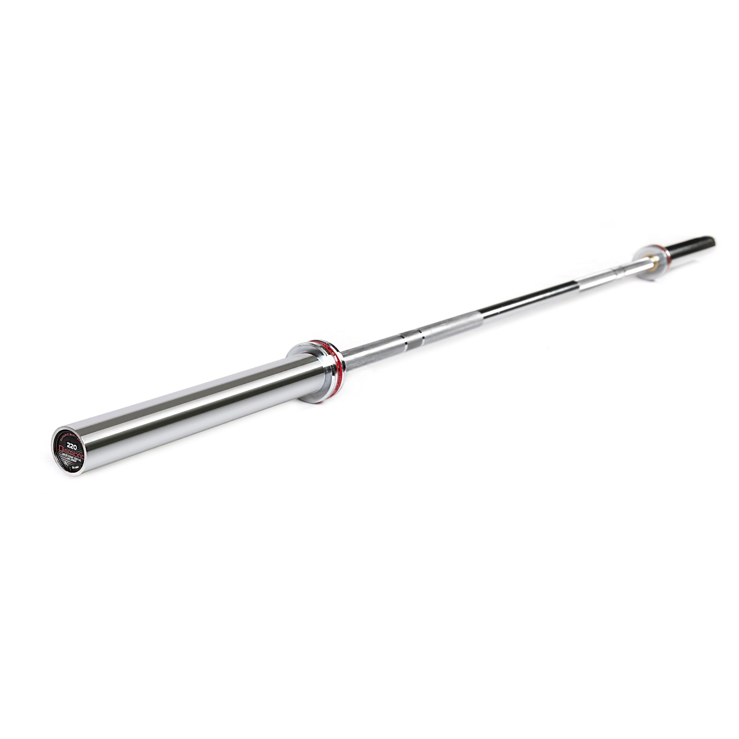 Bilanciere Olimpionico DIAMOND da 150/180/220 cm Power Training [Carico Max 330 kg] Foro Olimpionico 50mm | Impugnatura Antiscivolo