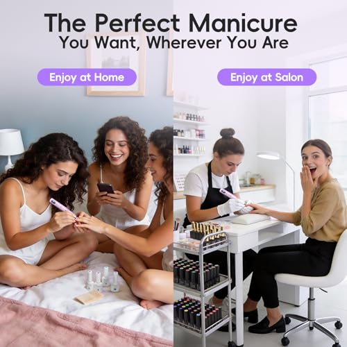 PEACECOLOR Cordless Electric Nail Drill File Kit Long-Lasting Rechargeable - image 9