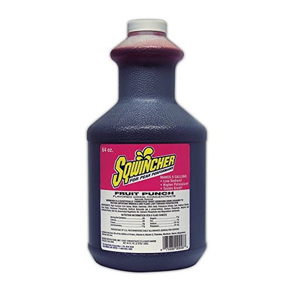 Sqwincher 030325-FP 5 gal Liquid Concentrate, Fruit Punch, 30 gal (Pack of 6)