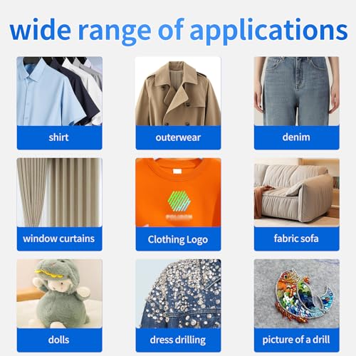 Fabric Glue,Mighty mend Liquid Stitch Fabric Adhesive,Permanent,Clear,Strong, Waterproof for Repair and Patches, Clothes, Clothing Bonding 2oz。 - Image 4