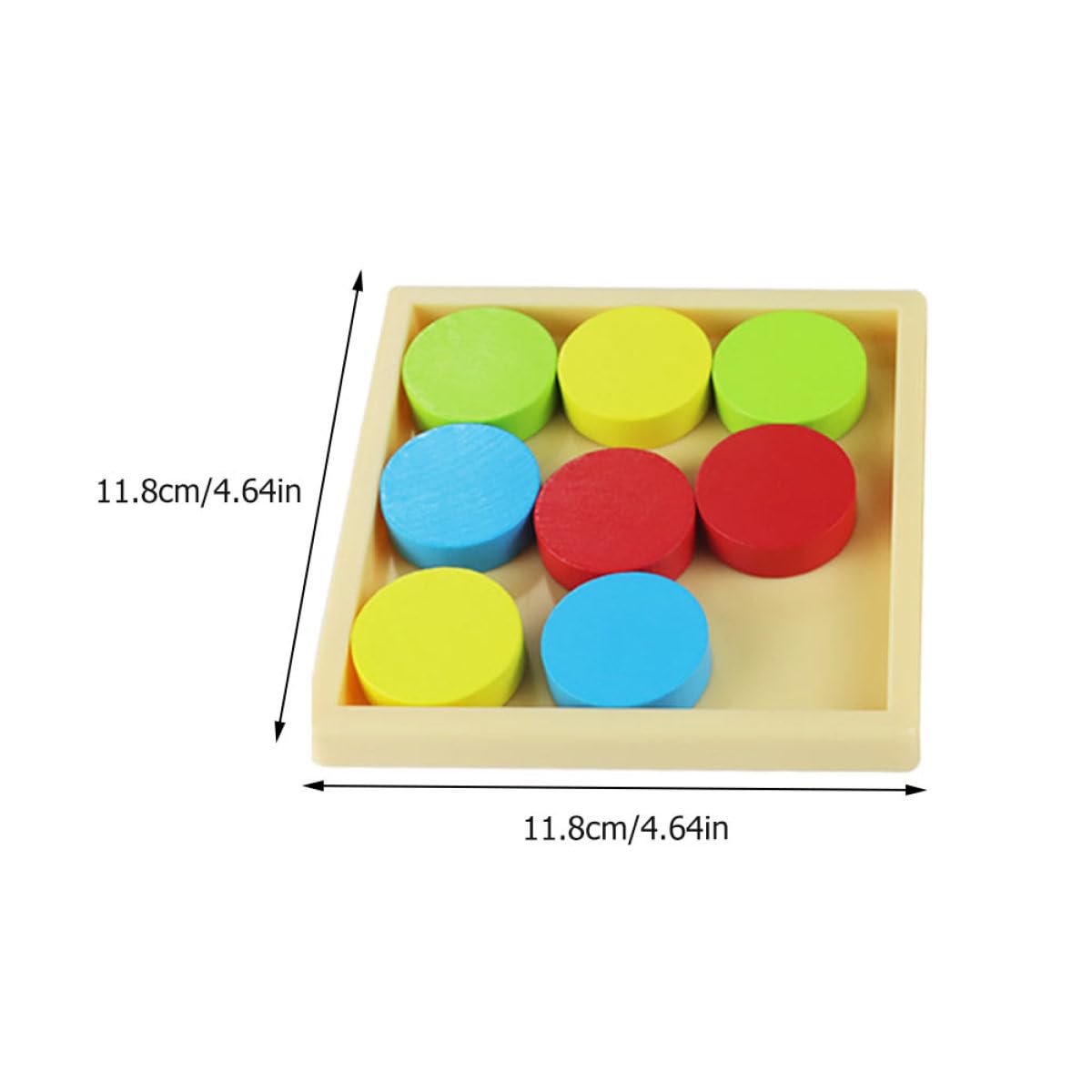 Alasum Juguete de Entrenamiento Lógico de Madera para Niños, sin Esquinas Afiladas ni Rebabas, Ligero Cartas para Juego en Grupo