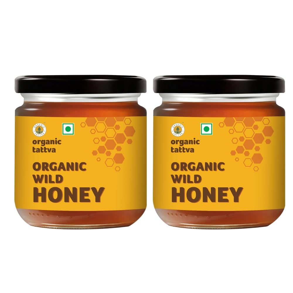 Organic Tattva, Organic Unprocessed, Unfiltered, Unpasteurized Wild Raw Honey 1KG (Pack of 2) 500gm Each (B0CBTRYJBL) Amazon Price History, Amazon Price Tracker