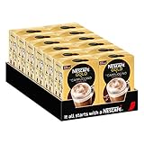 nescafe gold crema koffein  Nescafé Gold Typ Cappuccino, Cremig Zart, Löslicher Bohnenkaffee, Instantkaffee, Kaffee, 12 x 10 Portionen, 12321032