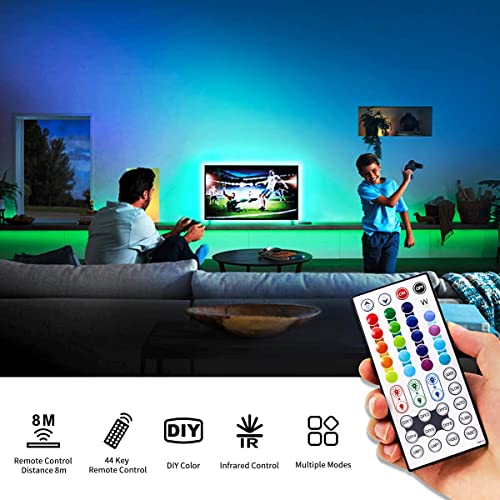 Tira de luces LED RGB 10 metros con control remoto miniatura 3
