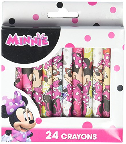 Disney Minnie Mouse Crayon Set (24 Minnie Mouse Crayons)