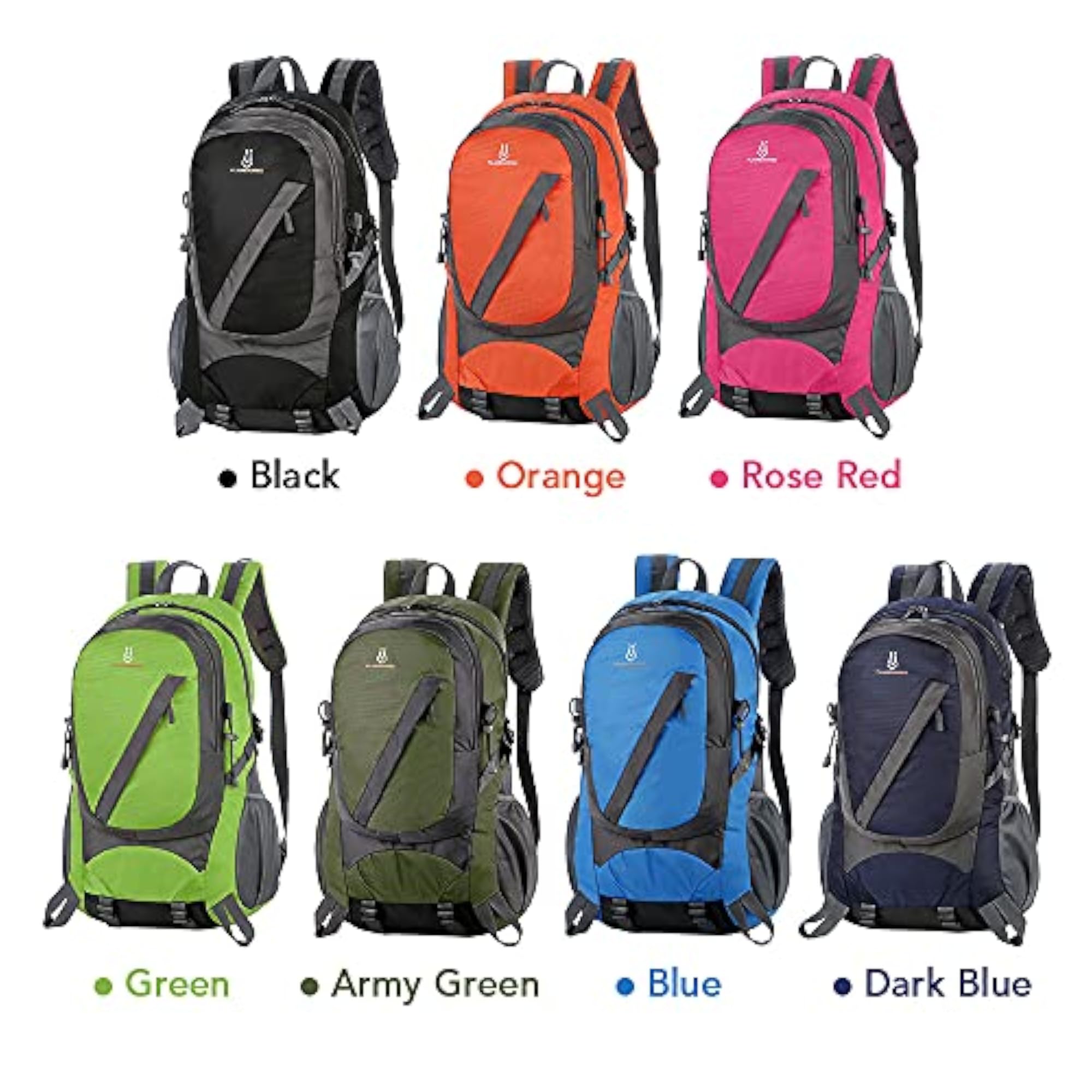 Lightweight Hiking Backpack, Water-Resistant Outdoor Backpack