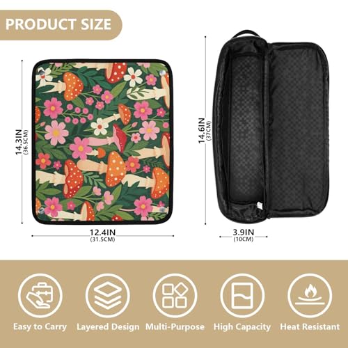 Bolsa de Viaje 2 en 1 para Herramientas de Cabello con Alfombrilla Resistente al Calor miniatura 4