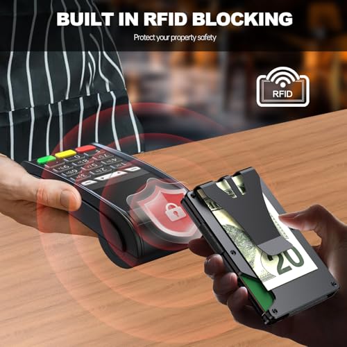 Air wallet, Slim Wallet With Built In Airtag Chip, RFID Blocking Credit Card Holder Slim Wallet For Men/Women, Holds 12 Cards,Track Your Wallet, Compatible with Apple Find My iOS Only4