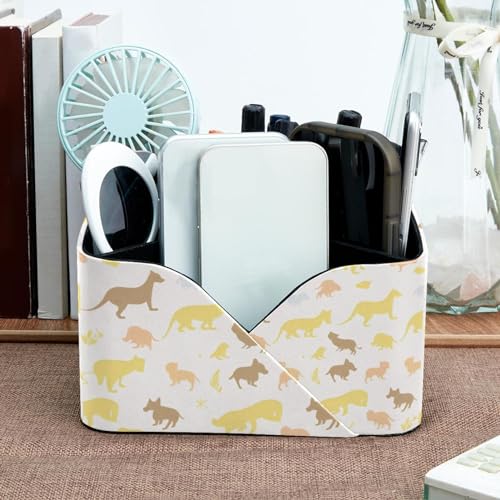 Rangement papeterie et cosmétiques rectangulaire pour optimiser l'espace des petits bureaux - 7