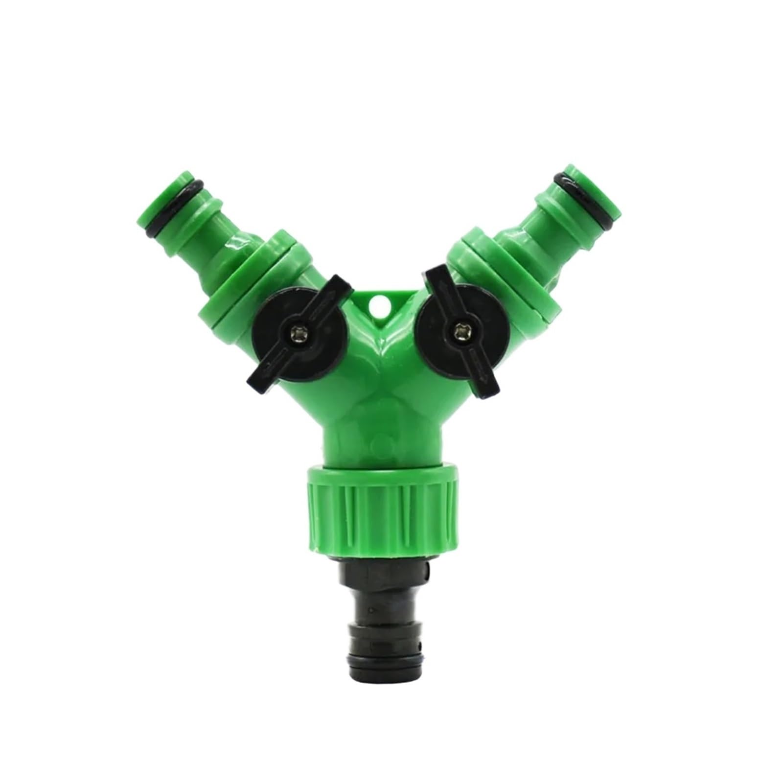 Fbanulpex Women's Green B Y-Splitters Garden Hose Connectors, Multicolor 1/2 3/4 Inch Thread Tap 2-Way Garden Hose Y Splitter Adjustable Switch Joints(Green B)