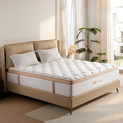 Twin Mattress, 10 Inch Twin Mattress for Kids,Adult,Pocket Springs for Pressure Relief, Motion Isolation CertiPUR-US Certified, Edge Support,Fiberglass Free,Soft Feel but Supportive,365 Night Trial