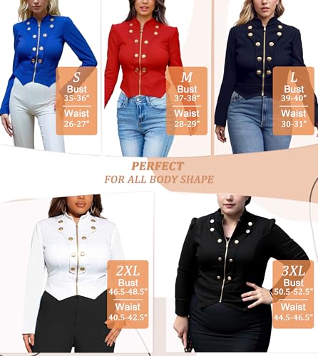 Hybrid & Company Womens Blazer Cropped Ponte Fabric Open Front Zipper Dress Jacket Casual Slim Jacket4