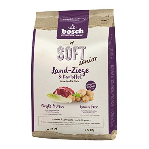 Bosch HPC SOFT Senior Ziege & Kartoffel | halbfeuchtes Hundefutter für ältere | ernährungssensible Hunde aller Rassen | Single Protein | Grain-Free | 1 x 2.5 kg 5 Bosch HPC SOFT Senior Ziege & Kartoffel | halbfeuchtes Hundefutter für ältere | ernährungssensible Hunde aller Rassen | Single Protein | Grain-Free | 1 x 2.5 kg
