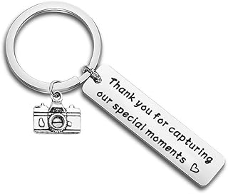 bobauna Thank You For Capturing Our Special Moments Camera Keychain Wedding Gift