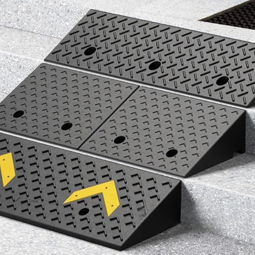 Rampas de goma para bordes 100x25x4cm con tornillos miniatura 4