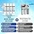 Puroflo ProQ-550 Reverse Osmosis Filters 1Year Set, 5 Stage Reverse Osmosis Water Filter, Under Sink RO Water Filter System Kit, Pro Q Innovative Water System, 50GPD Quick Change Water Filter for Sink
