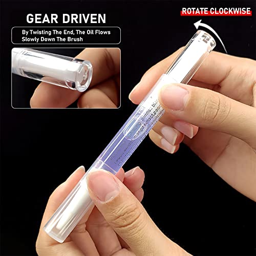 Miss Forever 14+1 Pcs Cuticle Oil Pen Bulk, Nail Oil Pen With Brush Pack Light Smell Natural Fragrance, 5Ml / Tube Container Organic Plant Scented Soften Remover Care For Dry Cuticles Set #TOP5