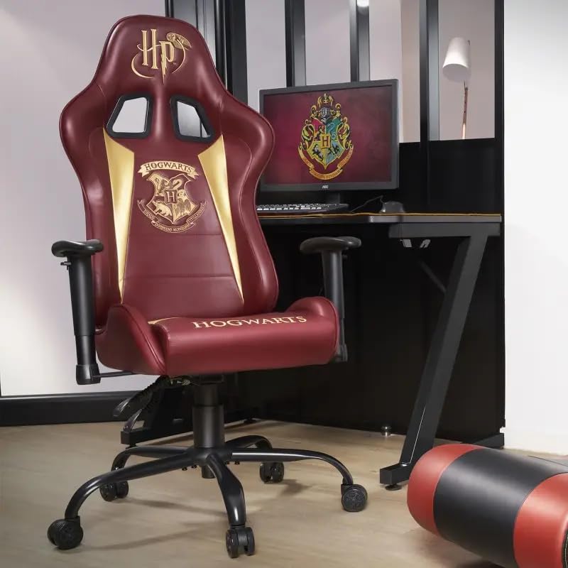 Miniatura 2 de SUBSONIC Harry Potter - Silla ergonómica oficial para jugadores, respaldo y reposabrazos ajustables, silla de juegos para adultos