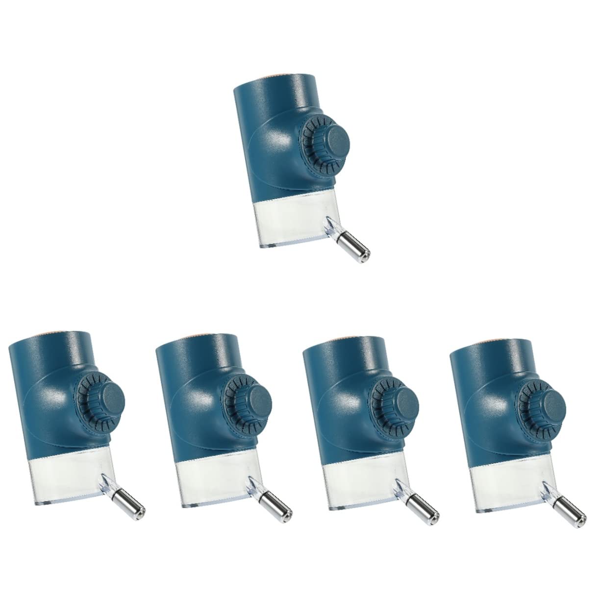 Mipcase 5 Piezas Comedero para Gatos y Perros Dispensador De Agua para Jaulas De Perros Comedero De Agua para Loros Bebedero para Jerbos De Agua para Cachorros Páginas Conejo La Rata