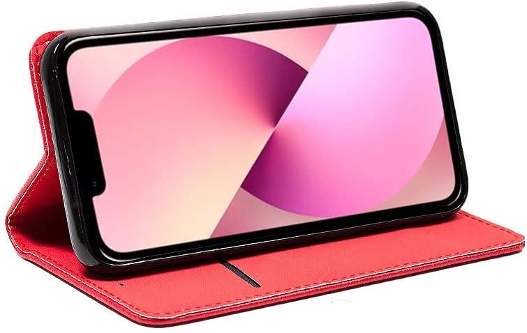 Cool Flip Cover Case for iPhone 13 Smooth Red