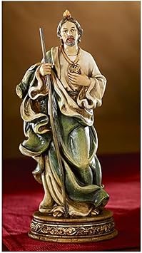 Avalon Gallery Figurine Bellavista Old World Masters Collection Resin Statue, 6.25-Inch, Saint Jude