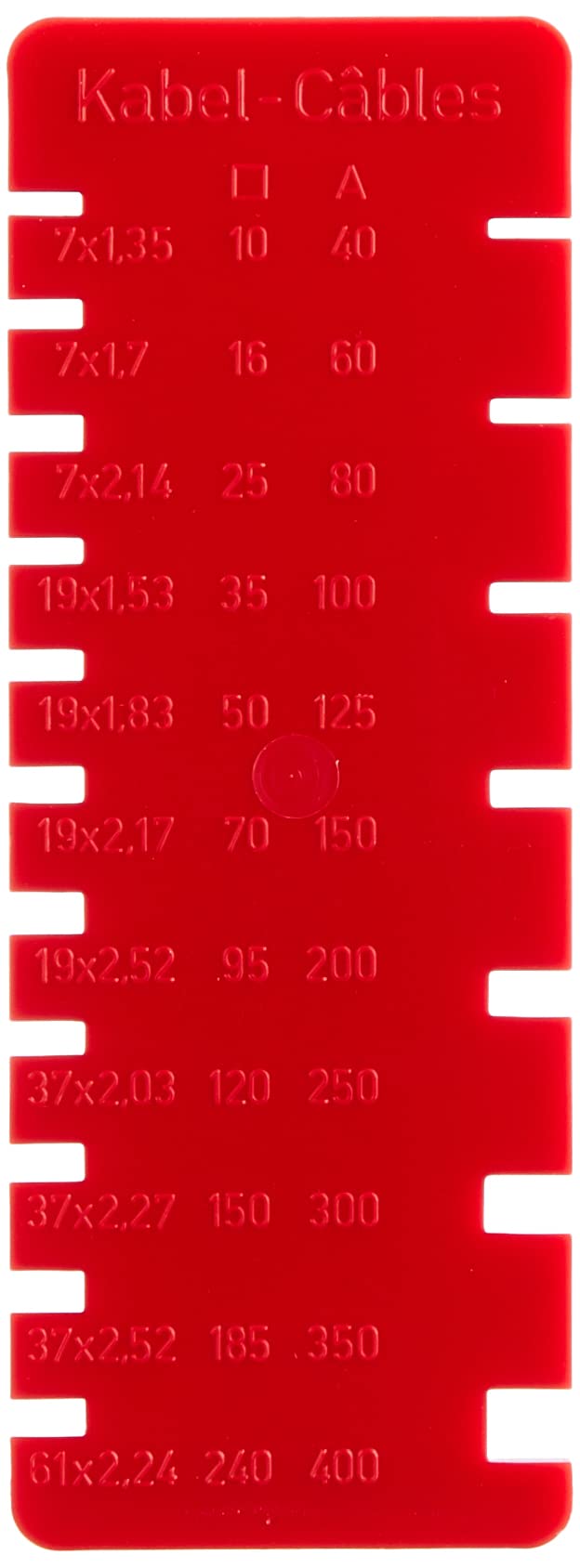 Cimco 140120 Gouge pour fil électrique en nylon