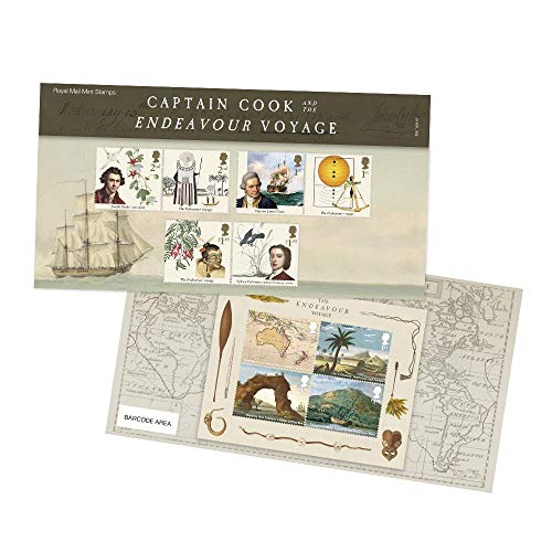 Captain Cook Presentation Stamp Pack 2018 philatélie historique - 2