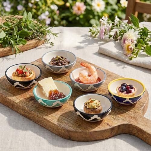 Image of Ceramic Bowls for Daily Meals - Good for Morning Breakfast, Smoothie Bowls, Vegetables, Soup, Pasta, Snacks Rice, Ice Cream, Soup, Noodles, Microwave and Dishwasher Safe (Random, Set of 2)