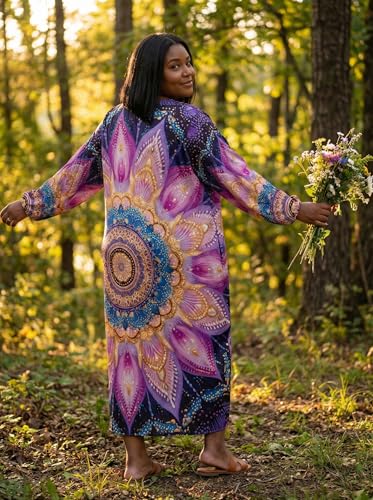 Image of SUZONANA Plus Size Dresses for Curvy Women African Print American Dress Summer Outfits Casual Loose with Pocket