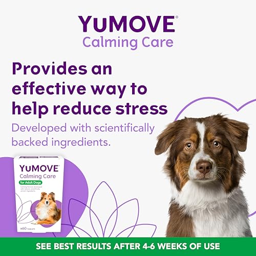 YuMOVE Calming Care Tasty Treats Dog Supplements, Anxiety Relief Calming Tablets for Dogs who are Stressed or Nervous, Adult Dogs, 60 Tablets - Image 3