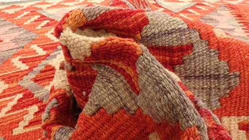 Tapis de sol Afghan Maimana fait main, l'authenticité d'un héritage géométrique - 5