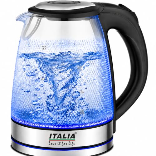 Image of ITALIA Premium Stainless Steel Electric Kettle 1.7L
