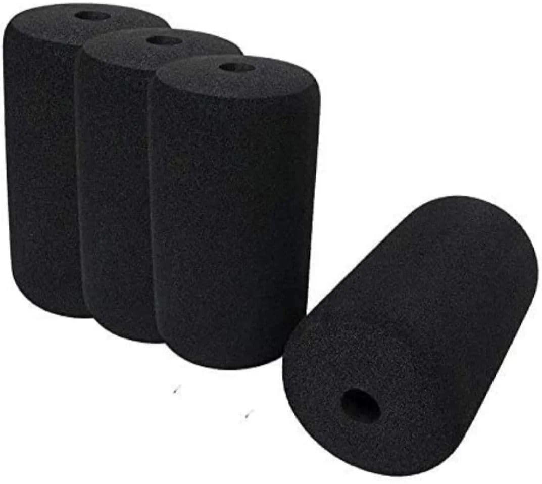 Dinetic 4X8 Inch Gym Machine Soft Rubber Foam Roller Set of 2 Pieces Multi-Training Bar ()-image-12