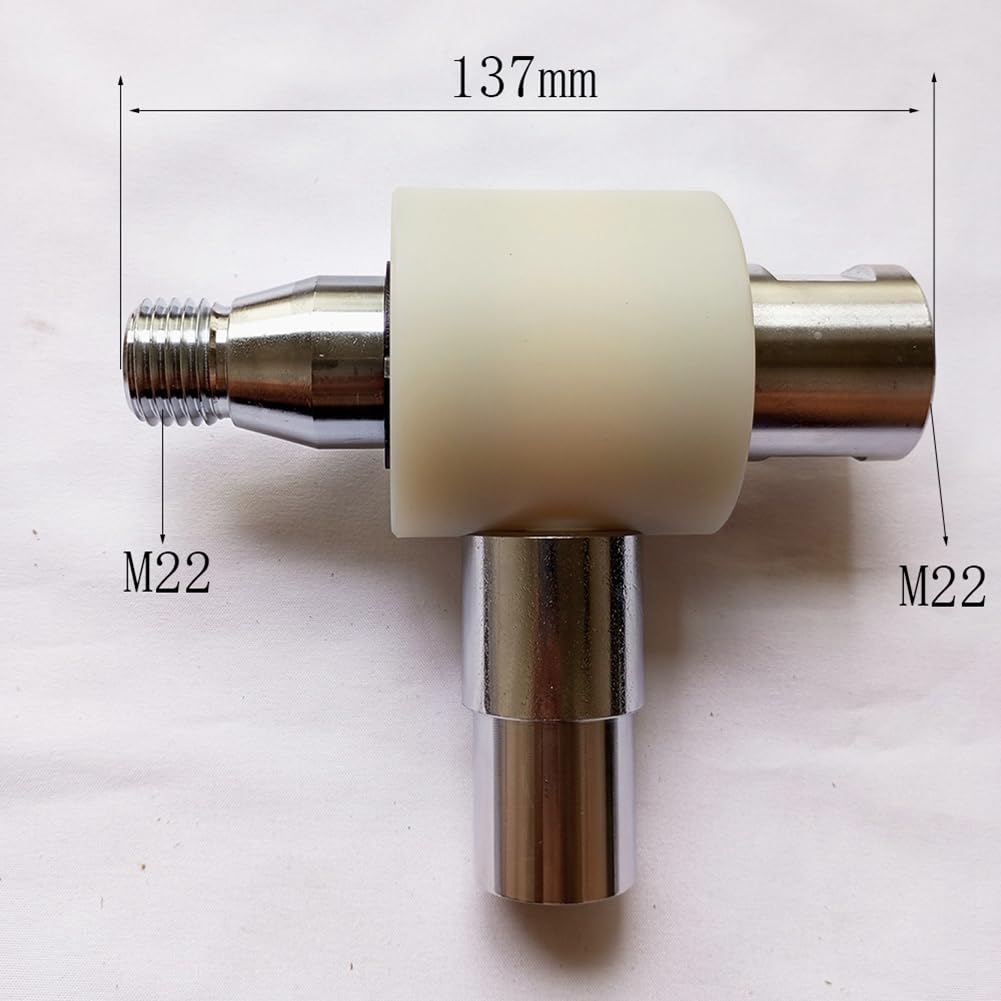 Adapter für Diamantbohrkronen - M22-Außengewinde auf Innengewinde mit Effizienter Staubabsaugung A