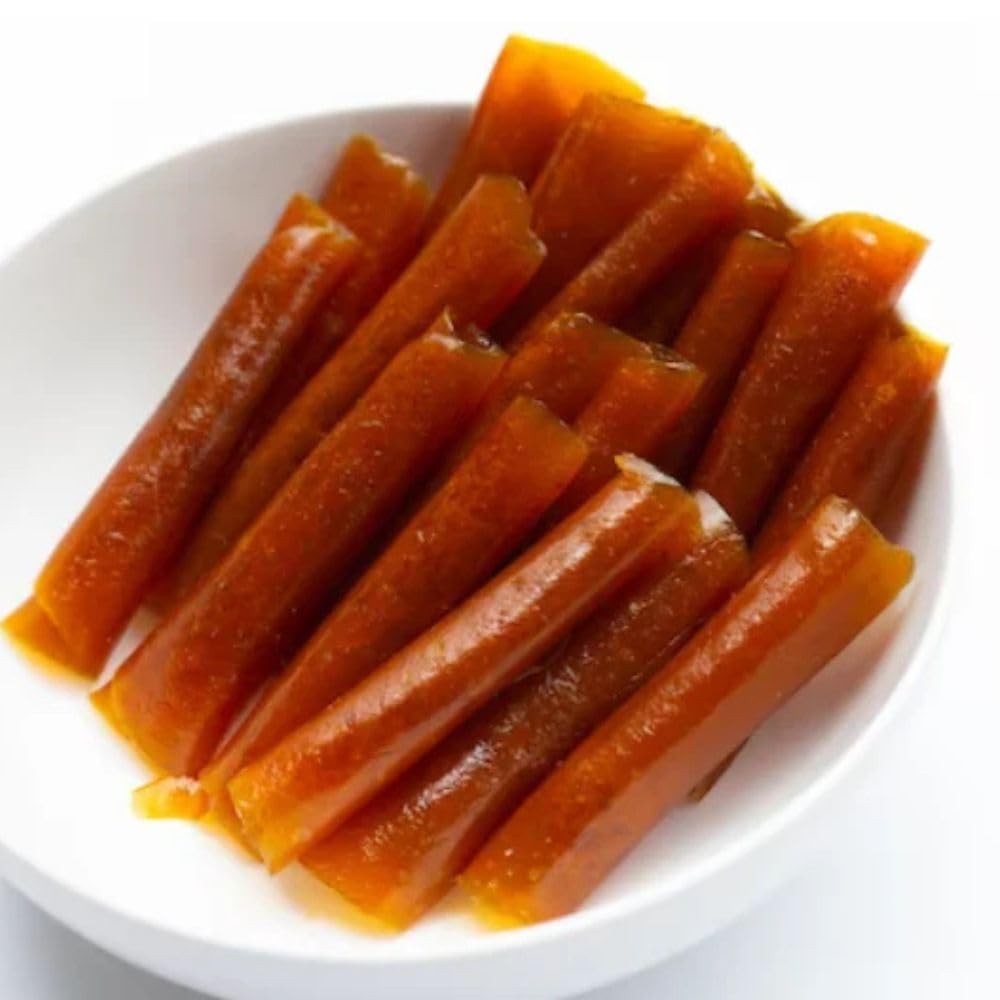 Godavari Vantillu Mango Jelly Slices | Authentic Andhra Natural Mango Fruit Roll Candy | Handcrafted from Real Mango Pulp | No Preservatives | 100% Homemade Natural Fruit Sweet-picture-34