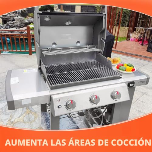 Rejilla Weber Genesis II E-310 E-315 E-330 GFTIME 66044 acero inoxidable 6