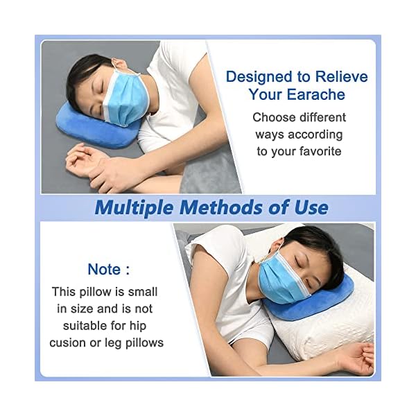 NEPPT Piercing Ear Pillow for Side Sleepers with A HoleEar Donut CNH