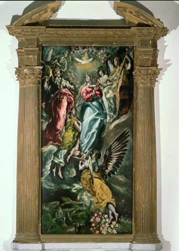 Affiche graffiti El Greco Vierge art mural moderne salon poster déco 60x90cm