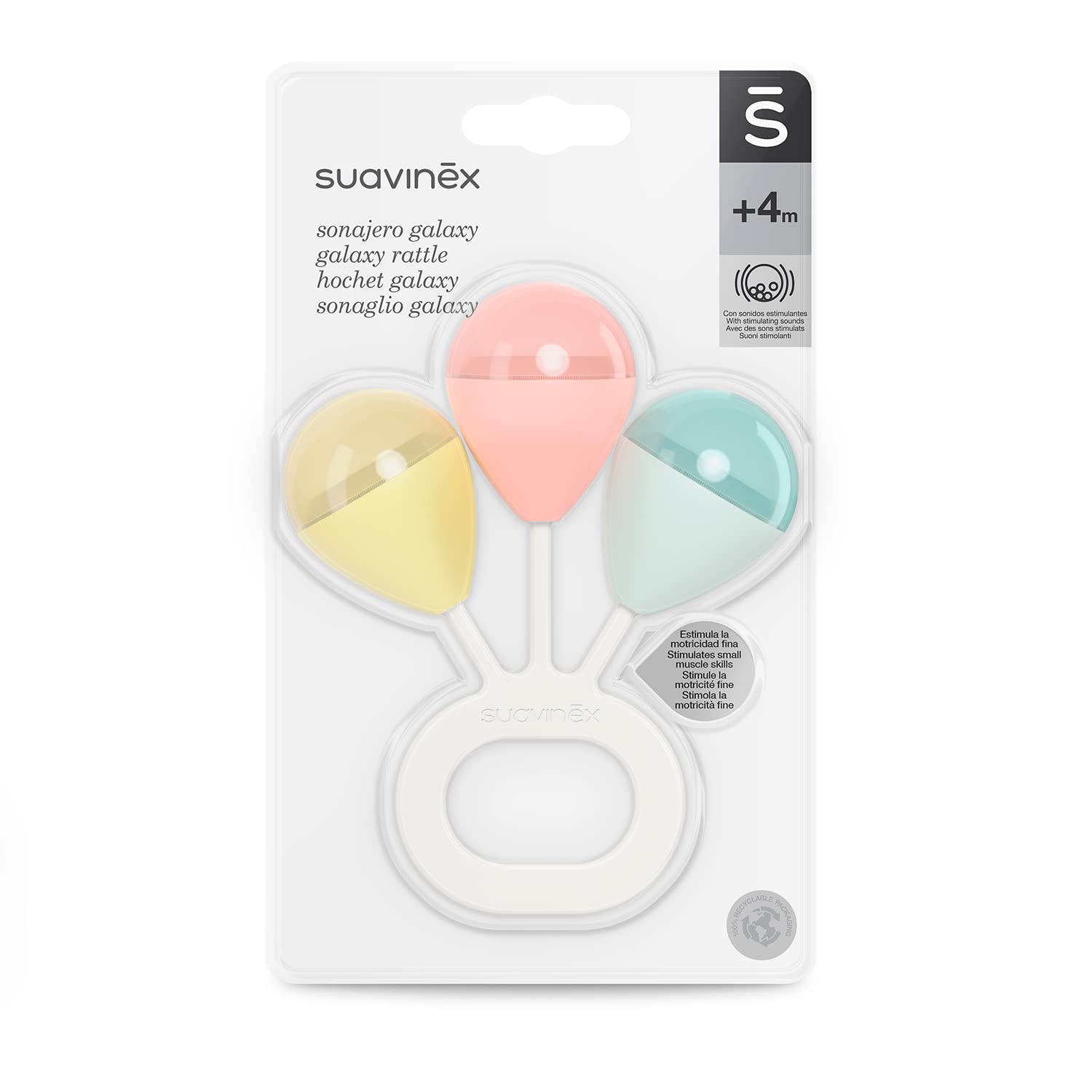 3-6 Mesi Massaggiagengive Suavinex Per Neonati +4 Mesi Silicone